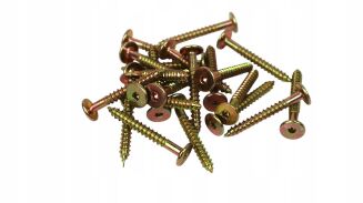 Profesjonalny wkręt HWI 6,3 × 110 mm – żółty, hartowany. - 2