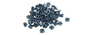 Pazurkowa nakrętka M6 x 19 mm, do wbijania – ocynk biały. - 3