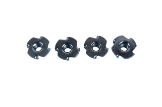 Pazurkowa nakrętka M6 x 19 mm, do wbijania – ocynk biały. - 2