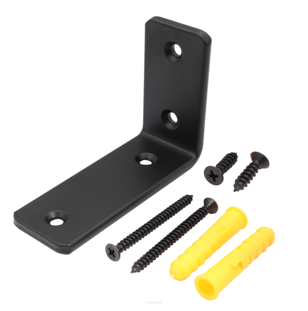 Wspornik półki LOFT podpórka, uchwyt pod półkę L100 x 70 x 38 mm.