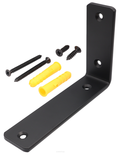 Wspornik półki LOFT podpórka, uchwyt pod półkę L 180 x 100 x 38 mm.